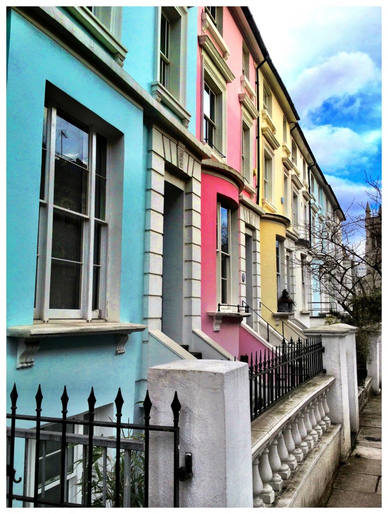 candy coloured houses
