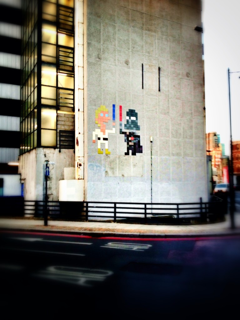 pixel street art