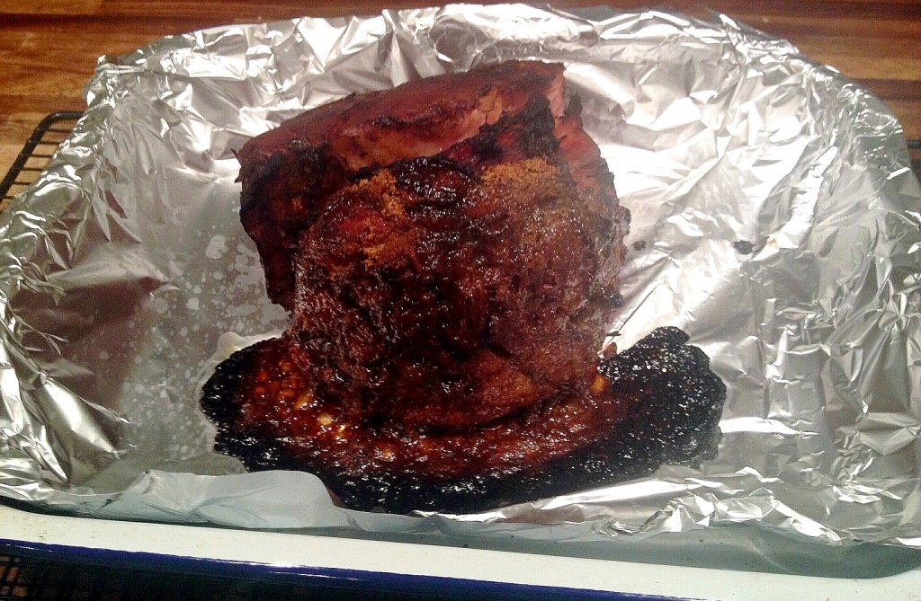 ham in coke hot out of the oven