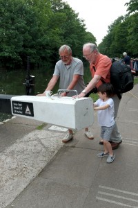 helping with the lock