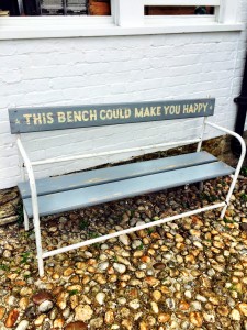 this bench could make you happy