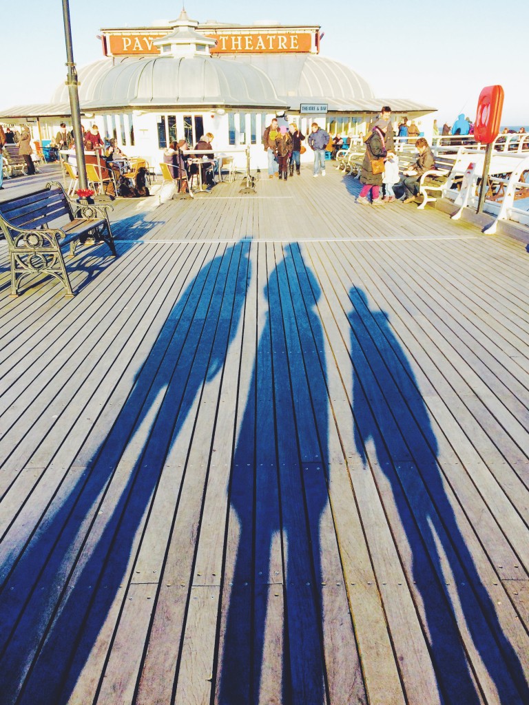 pier shadows