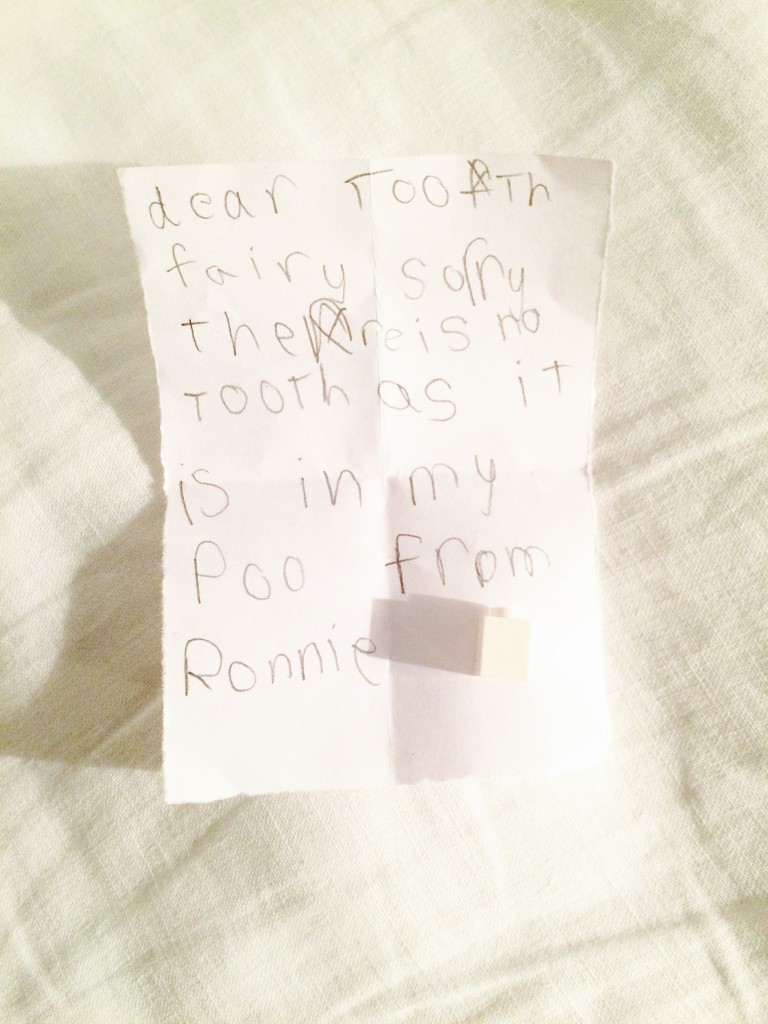 letter to the tooth fairy