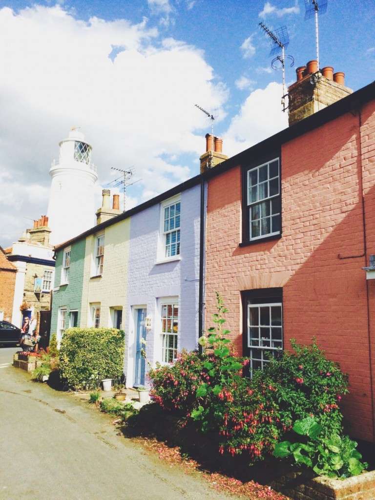 pastel painted houses