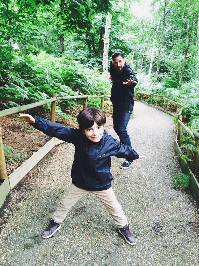 ninjas in the woods
